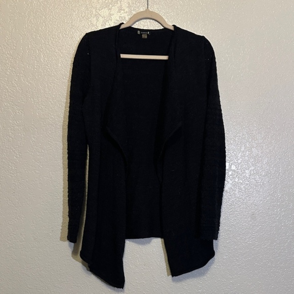 Smartwool Waterfall Front Charcoal Cardigan GUC M